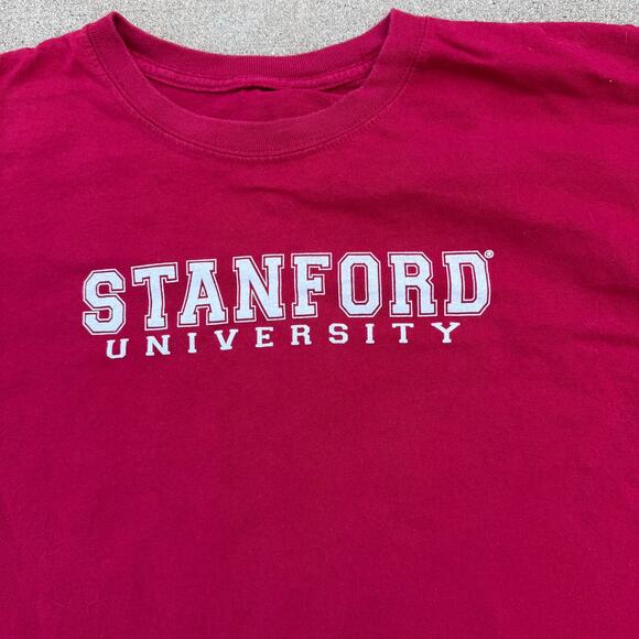 Stanford University Red Graphic T-Shirt - Size Large - Picture 2 of 3